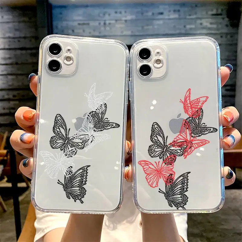 Pretty butterfly design Phone Case for iphone 12 11 XS 13 pro max mini 6 6s 7 8 plus SE2020 X XR transparent clear coque
Pretty butterfly design Phone Case for iphone 12 11 XS 13 pro max mini 6 6s 7 8 plus SE2020 X XR transparent clear coque