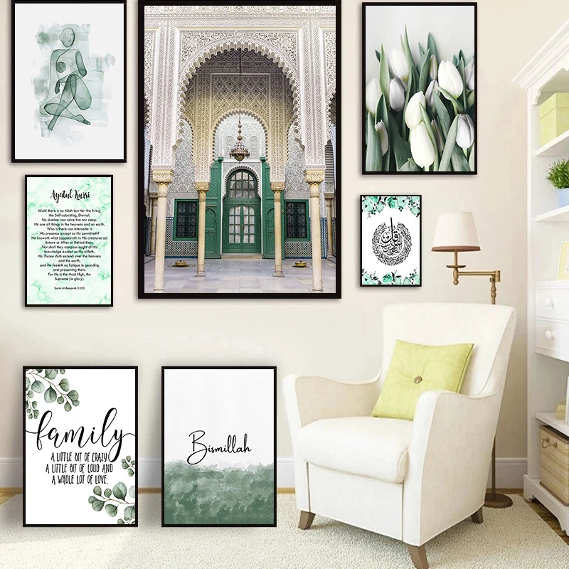 Islamic Architectural Landscape Painting Home Decoration Painting Wall Art Canvas Painting Nordic Green Fresh Poster and Print
Islamic Architectural Landscape Painting Home Decoration Painting Wall Art Canvas Painting Nordic Green Fresh Poster and Print