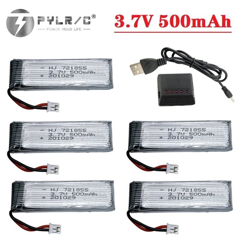Original 1S 3.7V 500mAh Lithium Battery with PH2.0 For RC Helicopter Drone Spare Parts 4.2V Rechargeable Battery Sets 721855
Original 1S 3.7V 500mAh Lithium Battery with PH2.0 For RC Helicopter Drone Spare Parts 4.2V Rechargeable Battery Sets 721855