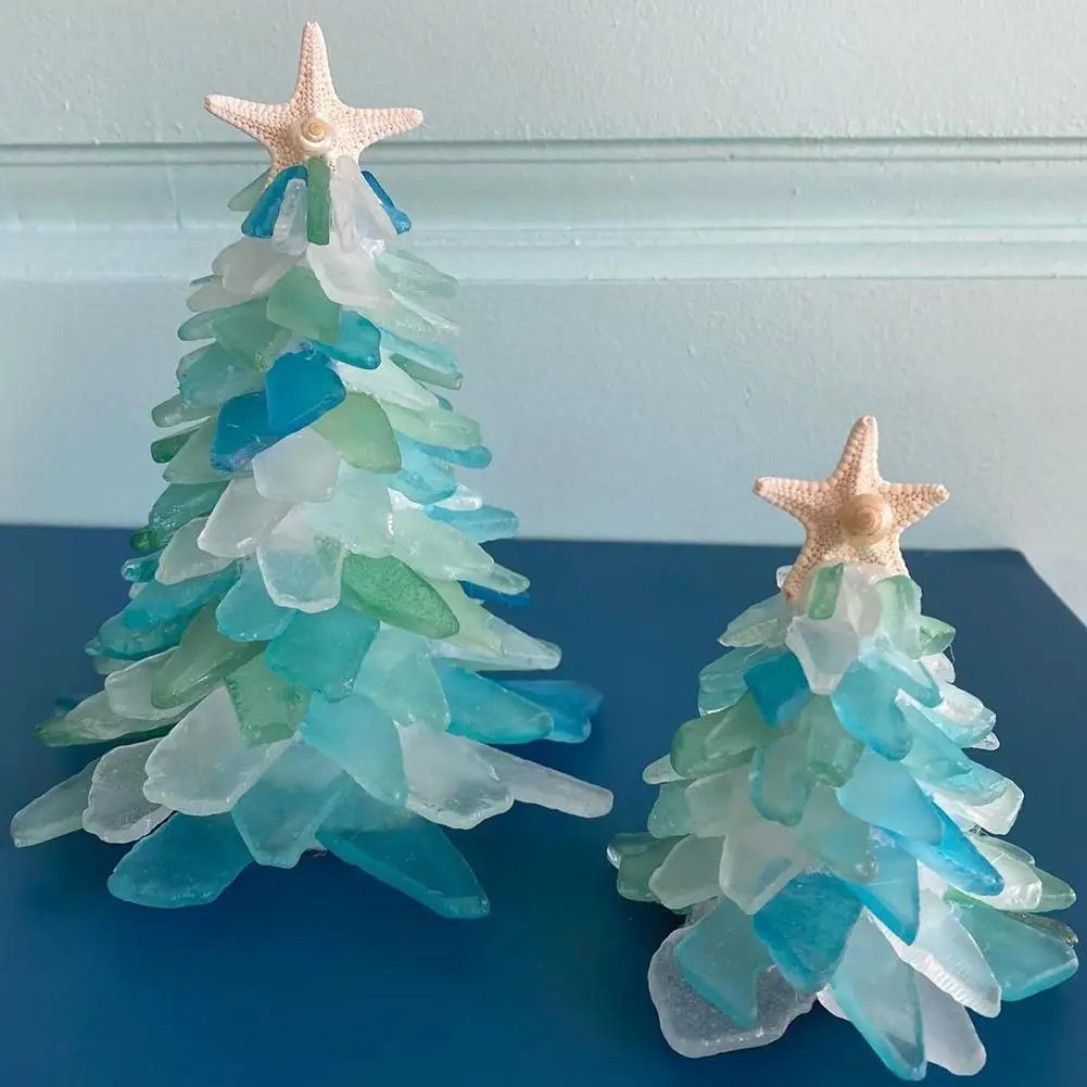 Sea Glass Christmas Tree Creative Unique Marine Creature Ocean Resin DIY Ornament Home Windows Tables Fireplaces Decorative
Sea Glass Christmas Tree Creative Unique Marine Creature Ocean Resin DIY Ornament Home Windows Tables Fireplaces Decorative