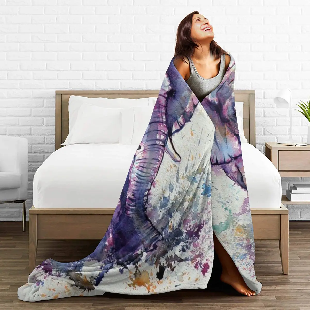 3D Printed The elephant anime blanket flannel Family Blanket Throw Blanket on Bed Sofa Bedding plaid throw blanket The elephant 
3D Printed The elephant anime blanket flannel Family Blanket Throw Blanket on Bed Sofa Bedding plaid throw blanket The elephant