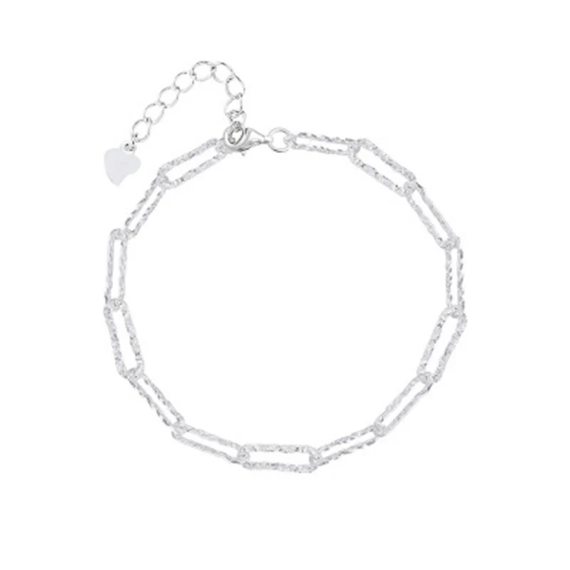 Elegant Luxury 925 Sterling Silver Shiny Chain Bracelet For Women Ladies Birthday Party Jewelry Gifts Wholesale
Elegant Luxury 925 Sterling Silver Shiny Chain Bracelet For Women Ladies Birthday Party Jewelry Gifts Wholesale