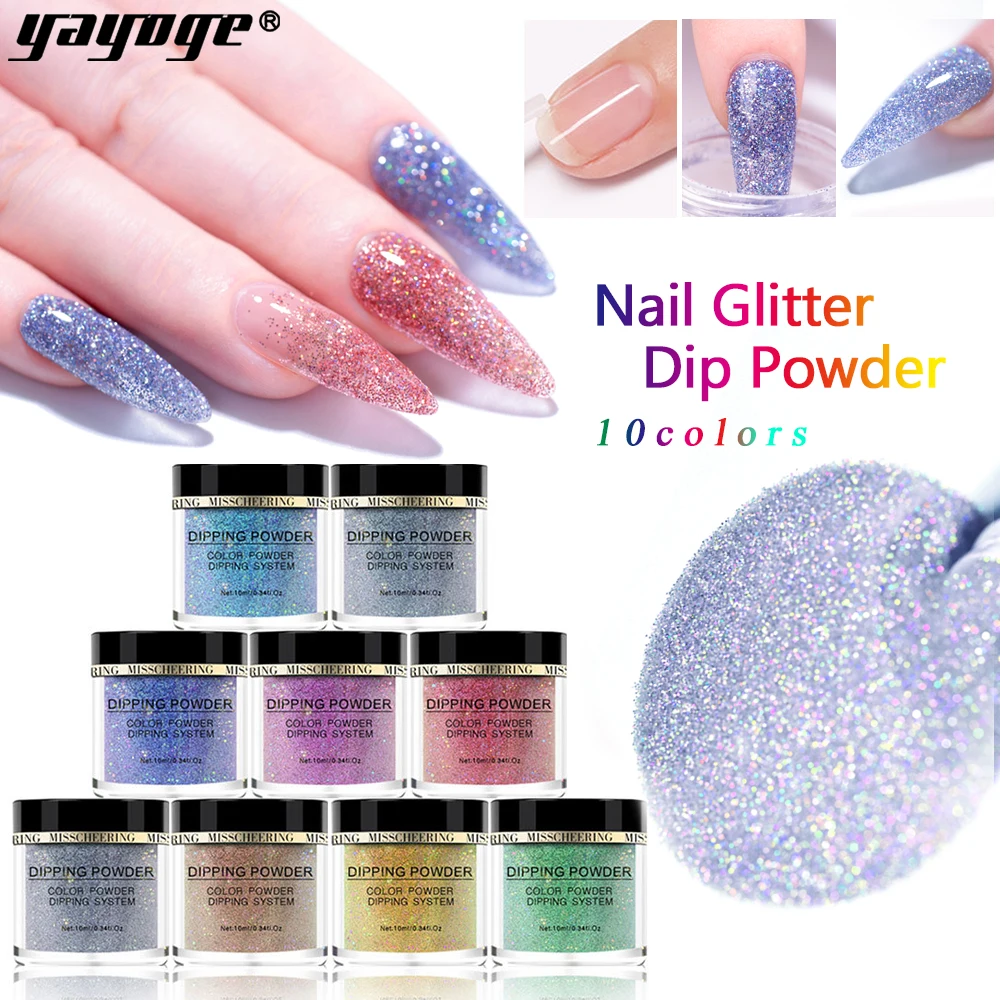 Yayoge Dipping Nail Powders Base Top Coat Gradient Holographics French Nail Natural Color Glitter Cure Nail Art Decorations
Yayoge Dipping Nail Powders Base Top Coat Gradient Holographics French Nail Natural Color Glitter Cure Nail Art Decorations