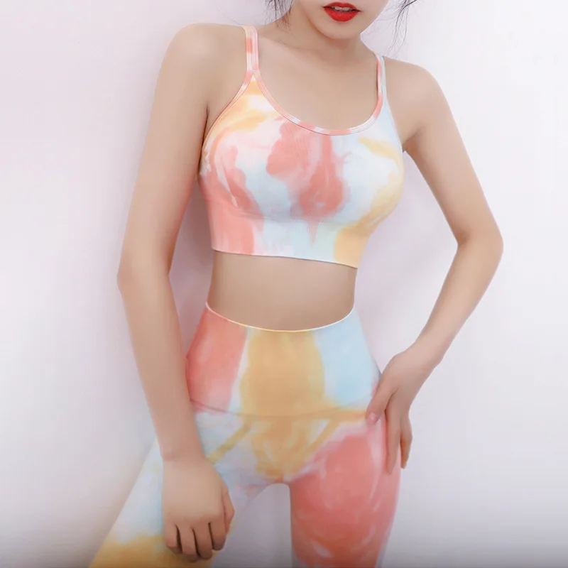 NEW Tie Dyeing Seamless Yoga Set Crop Top Bra and Leggings Women Sportswear Gym Set Workout Clothes Fitness Suit Sports Outfit 
NEW Tie Dyeing Seamless Yoga Set Crop Top Bra and Leggings Women Sportswear Gym Set Workout Clothes Fitness Suit Sports Outfit