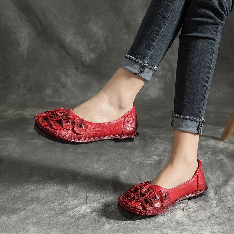 SWONCO Flower Shoes Women Flats Loafers Genuie Leather Casual Shoes Female 2020 Spring Women Flats Shoes Leather
SWONCO Flower Shoes Women Flats Loafers Genuie Leather Casual Shoes Female 2020 Spring Women Flats Shoes Leather