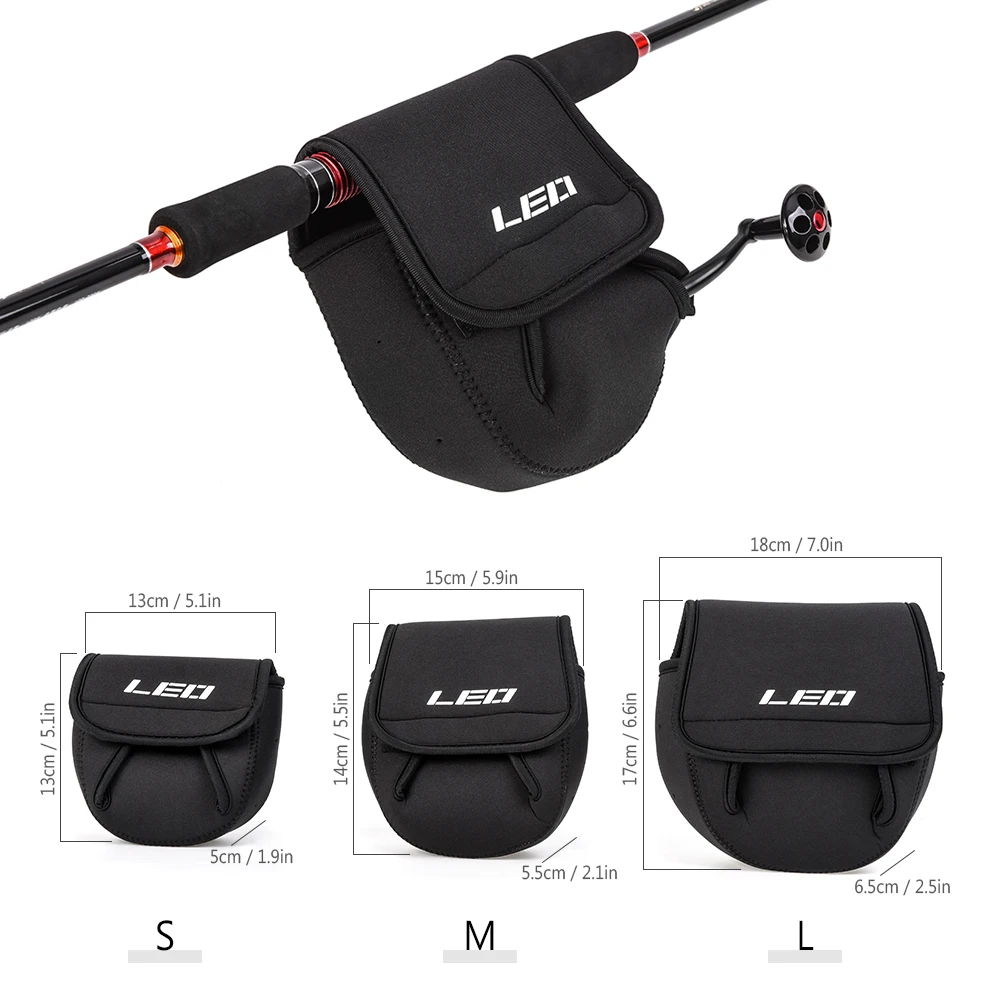 Portable SBR Fishing Reel Bag Protective Case Cover for Drum/Spinning/Raft Reel Fishing Pouch Bag Fishing Accessories 
Portable SBR Fishing Reel Bag Protective Case Cover for Drum/Spinning/Raft Reel Fishing Pouch Bag Fishing Accessories