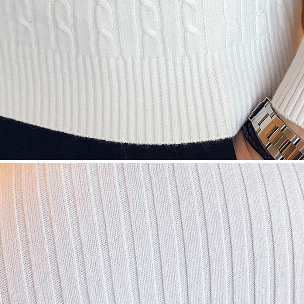 2021 Korean Slim Solid Color Turtleneck Sweater Mens Winter Long Sleeve Warm Knit Sweater Classic Solid Casual Bottoming Shirts
2021 Korean Slim Solid Color Turtleneck Sweater Mens Winter Long Sleeve Warm Knit Sweater Classic Solid Casual Bottoming Shirts