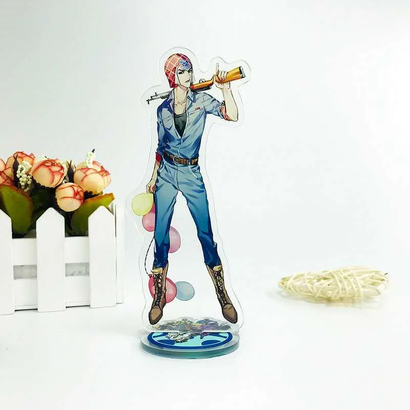 Cartoon Anime JOJOS BIZARRE ADVENTURE Keychain Acrylic Oranments Kujo Jotaro Kira Yoshikage Collection Japan Kids Gifts llaveros
Cartoon Anime JOJOS BIZARRE ADVENTURE Keychain Acrylic Oranments Kujo Jotaro Kira Yoshikage Collection Japan Kids Gifts llaveros