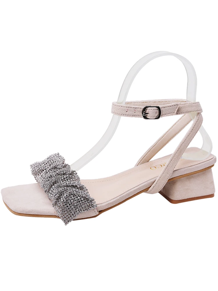 Women's Shoes Thick Heels Sandals Spring 2020 New Open Toe Word Roman Shoes Mid Heels
Women's Shoes Thick Heels Sandals Spring 2020 New Open Toe Word Roman Shoes Mid Heels