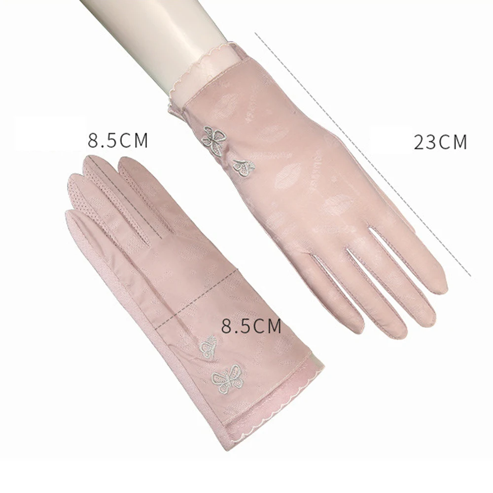 Sexy Lace Sunscreen Gloves Summer Women Anti-UV Short Mittens Embroidery Touch Screen Anti-Slip Breathable Cycling Driving Glove
Sexy Lace Sunscreen Gloves Summer Women Anti-UV Short Mittens Embroidery Touch Screen Anti-Slip Breathable Cycling Driving Glove
