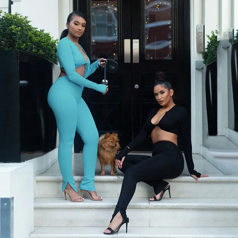 Skennyee Sexy Women 2 Piece Tracksuit Casual Sport Gym Running Solid Long Pant Suit Street Workout Skinny Fashion Feminine Suits
Skennyee Sexy Women 2 Piece Tracksuit Casual Sport Gym Running Solid Long Pant Suit Street Workout Skinny Fashion Feminine Suits