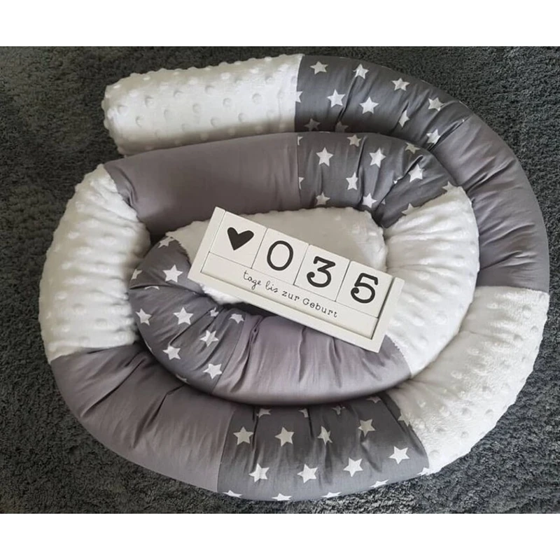 Baby Crib Bumper Bed Safe Long Cotton Patchwork Pillow Anti-collishion Cot Infant Cushion Nodic Sleep Protect Newborn Room Decor
Baby Crib Bumper Bed Safe Long Cotton Patchwork Pillow Anti-collishion Cot Infant Cushion Nodic Sleep Protect Newborn Room Decor