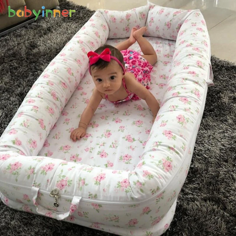 Babyinner 90*55cm Baby Crib Bed Infant Nest Bed Portable Crib Travel Bed Cotton for Newborn Baby Bed Removable Washable
Babyinner 90*55cm Baby Crib Bed Infant Nest Bed Portable Crib Travel Bed Cotton for Newborn Baby Bed Removable Washable