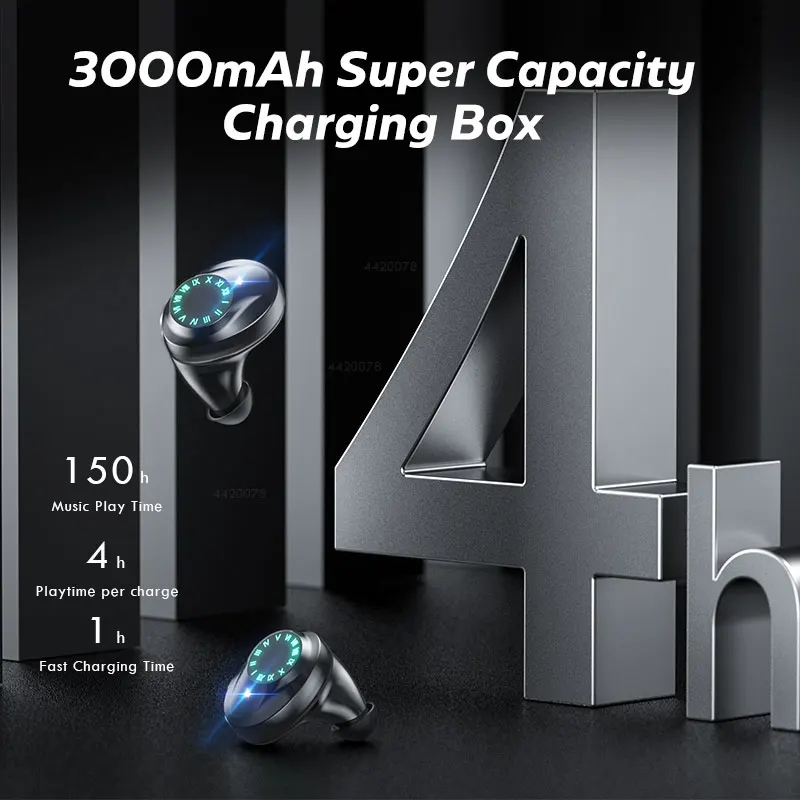 Wireless Headphone Bluetooth 5.0 Earphone TWS HIFI Mini In-ear Sports Waterproof Headset HD Call Earbuds With Microphone
Wireless Headphone Bluetooth 5.0 Earphone TWS HIFI Mini In-ear Sports Waterproof Headset HD Call Earbuds With Microphone