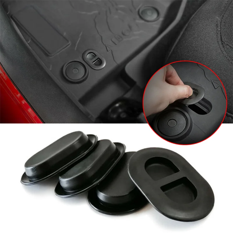 Car Floor Mat Drain Plug Stopple Durable Rubber Protector Hole Cover Cap for Jeep Wrangler JL 2018-2021 Cleaning Accessories
Car Floor Mat Drain Plug Stopple Durable Rubber Protector Hole Cover Cap for Jeep Wrangler JL 2018-2021 Cleaning Accessories
