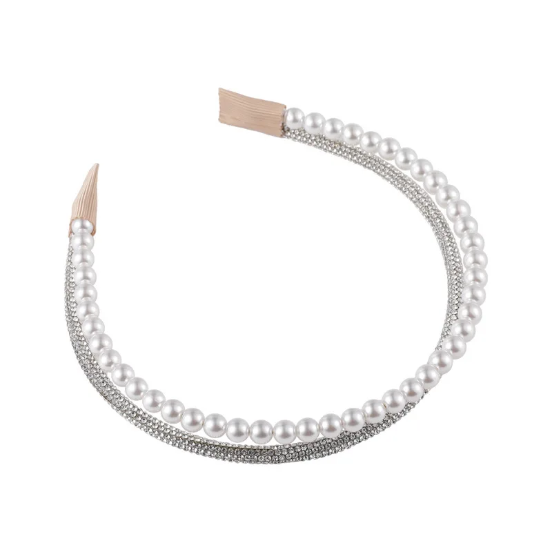 Vintage Simulated Pearl Double Layered Hairbands Hair Hoop Girl Sparkly Rhinestone Hair Band for Women Retro Hair Accessories
Vintage Simulated Pearl Double Layered Hairbands Hair Hoop Girl Sparkly Rhinestone Hair Band for Women Retro Hair Accessories