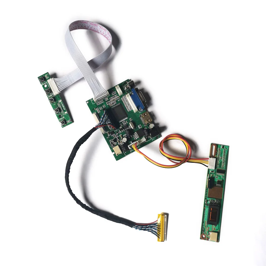 VGA AV 1-CCFL LVDS 30 Pin 1440*900 For B154PW01/B154PW02/B141PW01/B141PW02/B141PW03 Monitor Drive Board LCD Matrix DIY Kit
VGA AV 1-CCFL LVDS 30 Pin 1440*900 For B154PW01/B154PW02/B141PW01/B141PW02/B141PW03 Monitor Drive Board LCD Matrix DIY Kit