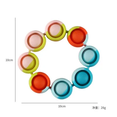 Pops Fidget Toys Simple Dimple Rainbow Bracelet Reliver Stress Push It Bubble Antistress Toys Adult Children Sensory Toy Relieve
Pops Fidget Toys Simple Dimple Rainbow Bracelet Reliver Stress Push It Bubble Antistress Toys Adult Children Sensory Toy Relieve