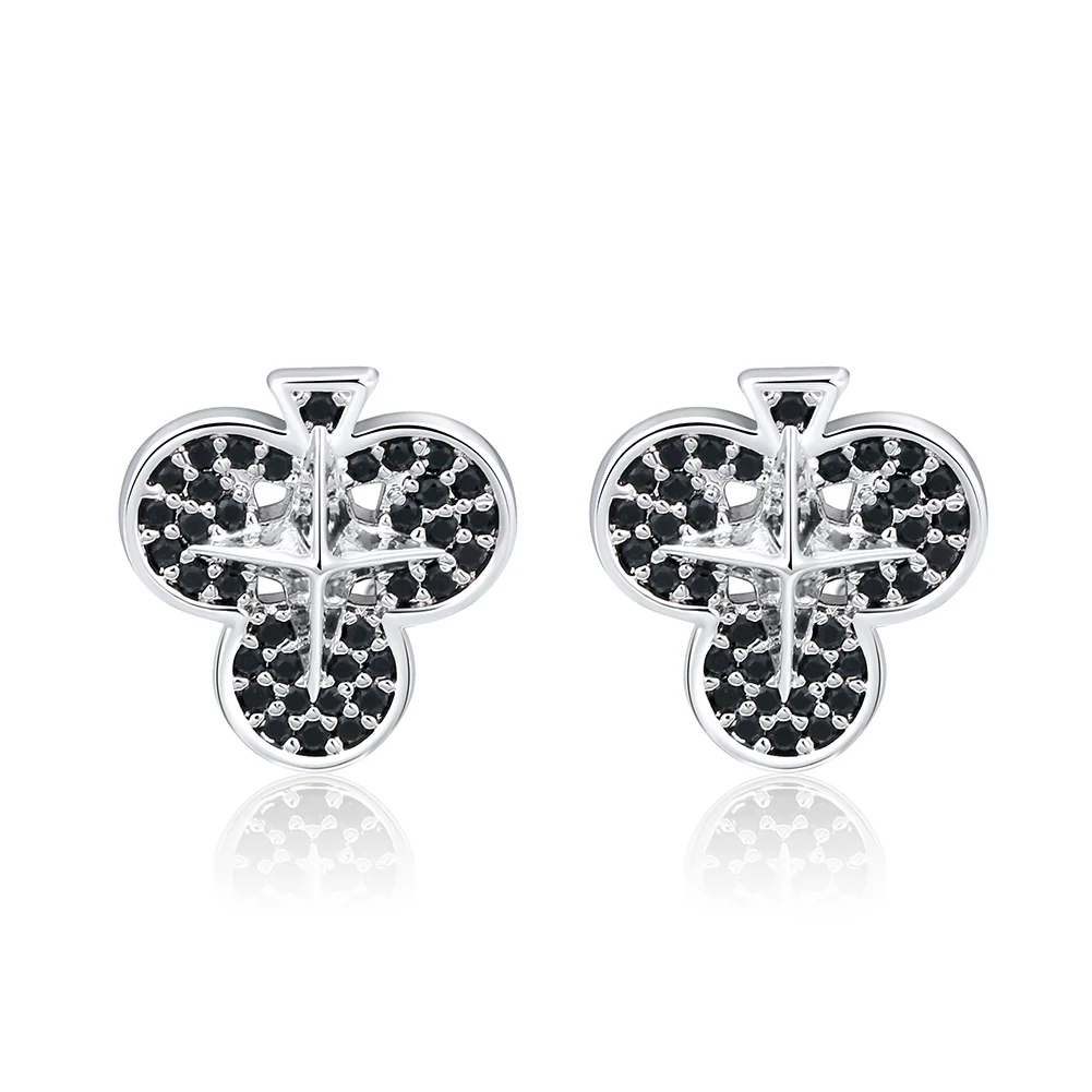 KISS MANDY Elegant Black Cubic Zirconia Stud Earrings for Women Black Crystal CZ Earrings Fashion Wedding Jewelry OE241
KISS MANDY Elegant Black Cubic Zirconia Stud Earrings for Women Black Crystal CZ Earrings Fashion Wedding Jewelry OE241