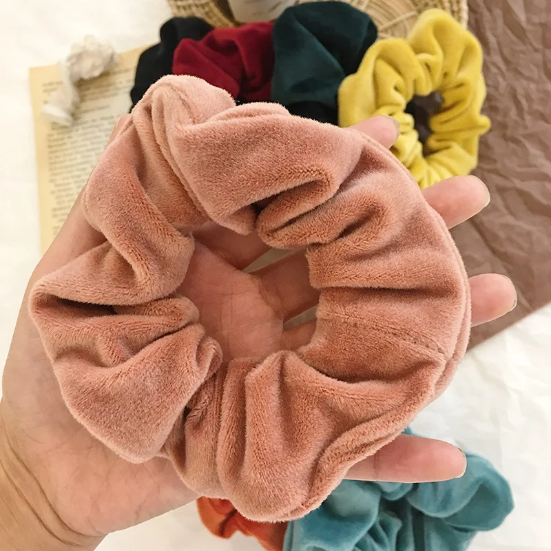 Women Thick Velvet Hair Scrunchies Elastic Hair Bands Women Sweet Ponytail Holder for Hair Accessories Girls Soft Rubber Bands
Women Thick Velvet Hair Scrunchies Elastic Hair Bands Women Sweet Ponytail Holder for Hair Accessories Girls Soft Rubber Bands