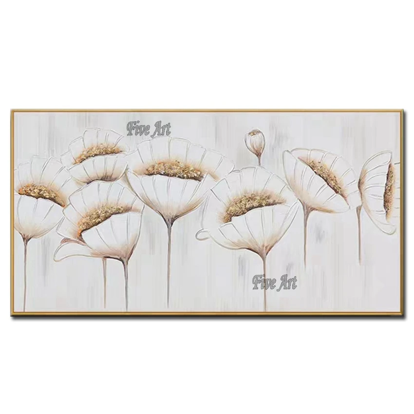 Unframed Quality Abstract Textured Flower Art Oil Painting 100% Hand-painted Simple Canvas Wall Art For Living Room Decoration
Unframed Quality Abstract Textured Flower Art Oil Painting 100% Hand-painted Simple Canvas Wall Art For Living Room Decoration