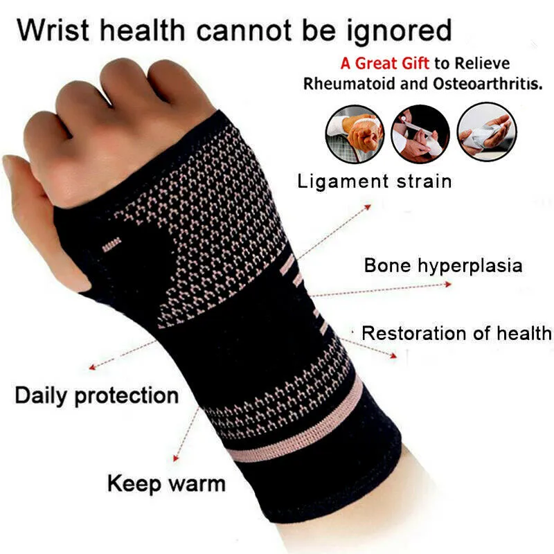 1pc Pressure Glove Wrist Hand Support Brace Carpal Strap Sprain Arthritis Therapy Relief Pain Improved Circulation Health Care
1pc Pressure Glove Wrist Hand Support Brace Carpal Strap Sprain Arthritis Therapy Relief Pain Improved Circulation Health Care