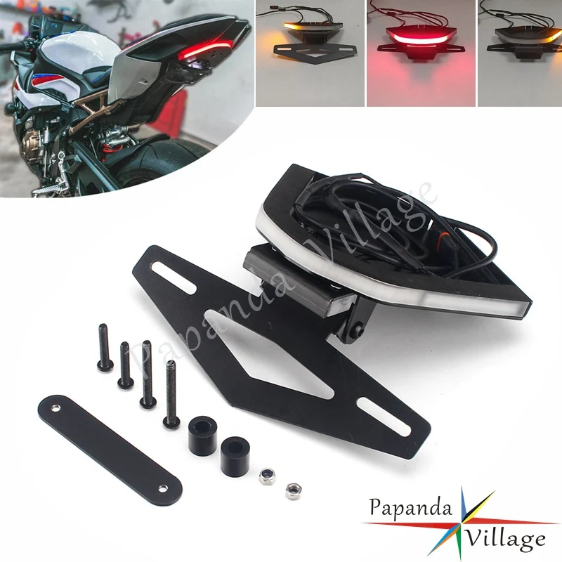 For BMW S1000RR 2020 Fender Eliminator Kit LED Tail Turn Light License Plate Bracket Registration Plate
For BMW S1000RR 2020 Fender Eliminator Kit LED Tail Turn Light License Plate Bracket Registration Plate