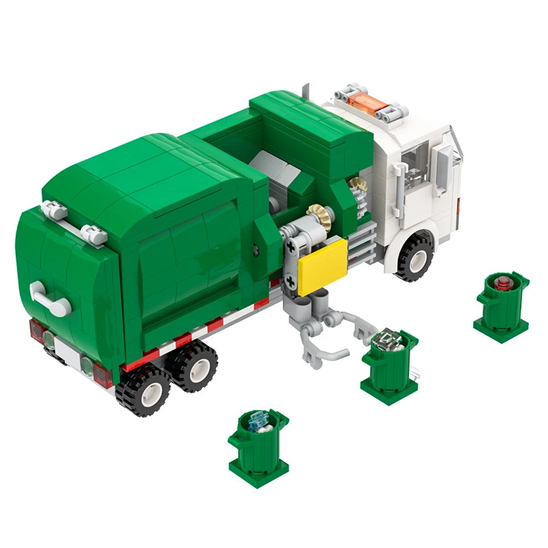 Игрушки MOC высокотехнологичный мусорный грузовик, гигиенический автомобиль, строительные блоки, модульные транспортные средства, модель б...
Игрушки MOC высокотехнологичный мусорный грузовик, гигиенический автомобиль, строительные блоки, модульные транспортные средства, модель б...