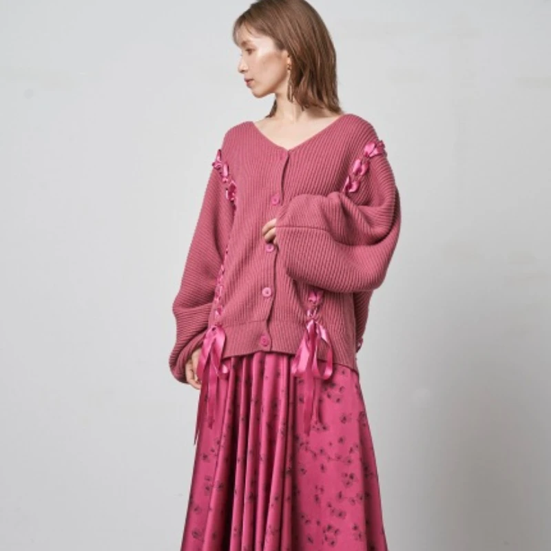 Sweet Moda All Match Single Breasted Design Knit Swetaer Women Coat Spring Cardigans V Neck Long Sleeve Drawstring Design Tops
Sweet Moda All Match Single Breasted Design Knit Swetaer Women Coat Spring Cardigans V Neck Long Sleeve Drawstring Design Tops