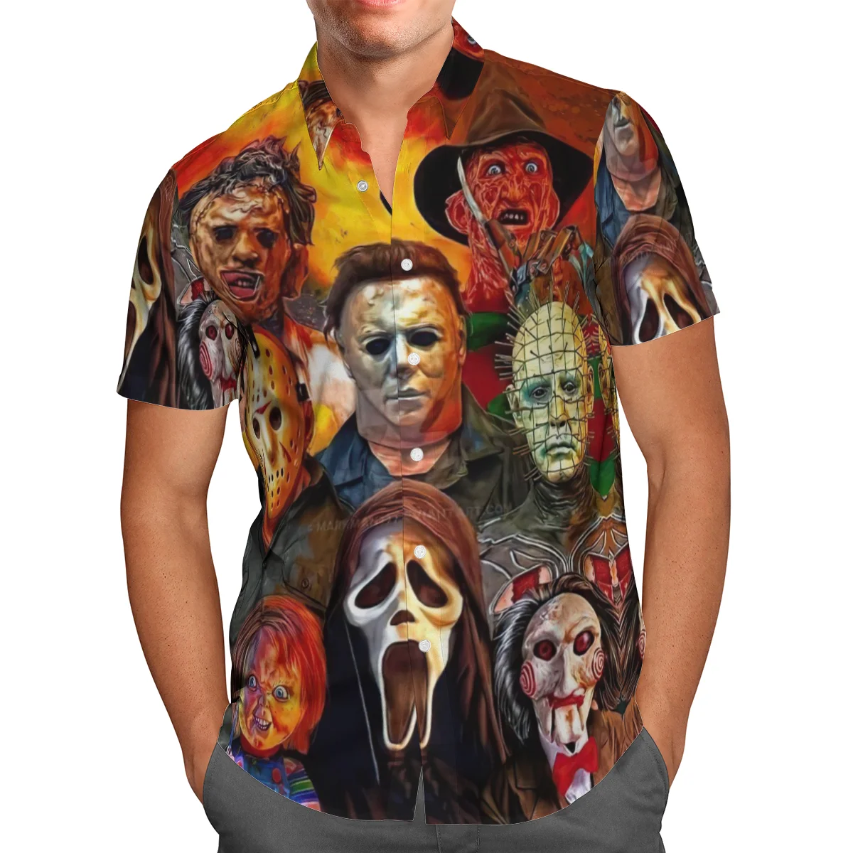 Skull pattern 3D Beach Hawaiian 2021 Summer Men's Shirt Short Sleeve Shirt Streetwear Oversized 5XL Homme
Skull pattern 3D Beach Hawaiian 2021 Summer Men's Shirt Short Sleeve Shirt Streetwear Oversized 5XL Homme