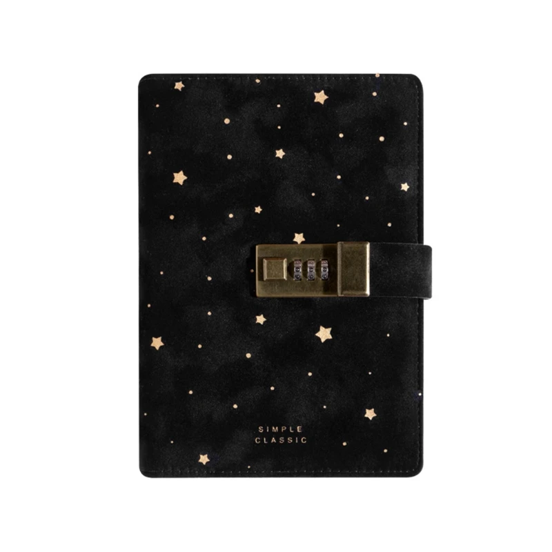 B6 Suede Travel Notebook w/ Combination Lock Password Star Agenda Diary Journal
B6 Suede Travel Notebook w/ Combination Lock Password Star Agenda Diary Journal
