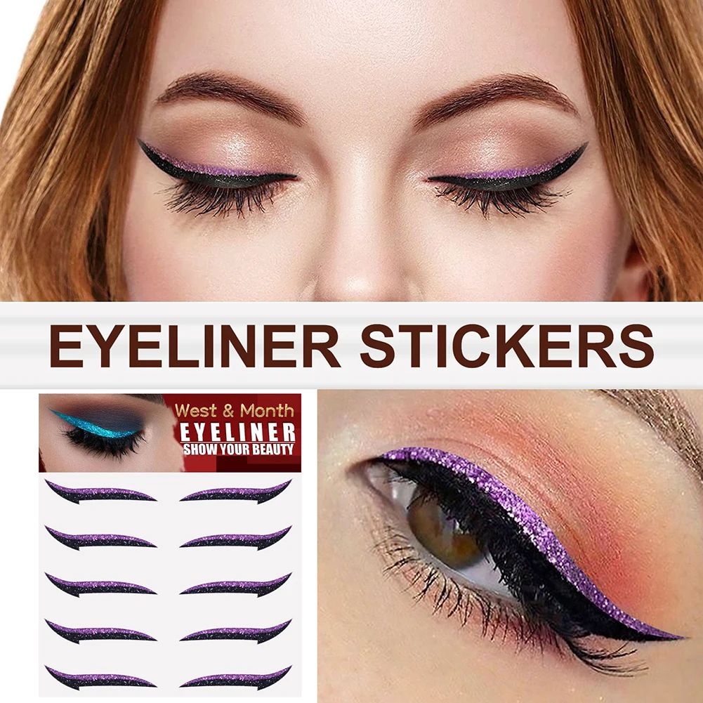 5Pairs/set Waterproof Eyelid Line Stick Reusable Glitter Eyeliner Sticker Double Eyelid Sticke Eye Makeup Self-adhesive Cosmetic
5Pairs/set Waterproof Eyelid Line Stick Reusable Glitter Eyeliner Sticker Double Eyelid Sticke Eye Makeup Self-adhesive Cosmetic