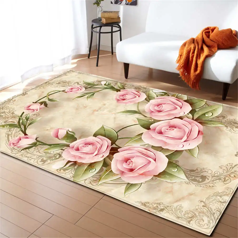 3D Carpets Home Living Room Area Rug Flannel Anti-slip Decor Digital Printing Flowers Bedroom Rug Baby Crawling Mat Carpet 
3D Carpets Home Living Room Area Rug Flannel Anti-slip Decor Digital Printing Flowers Bedroom Rug Baby Crawling Mat Carpet