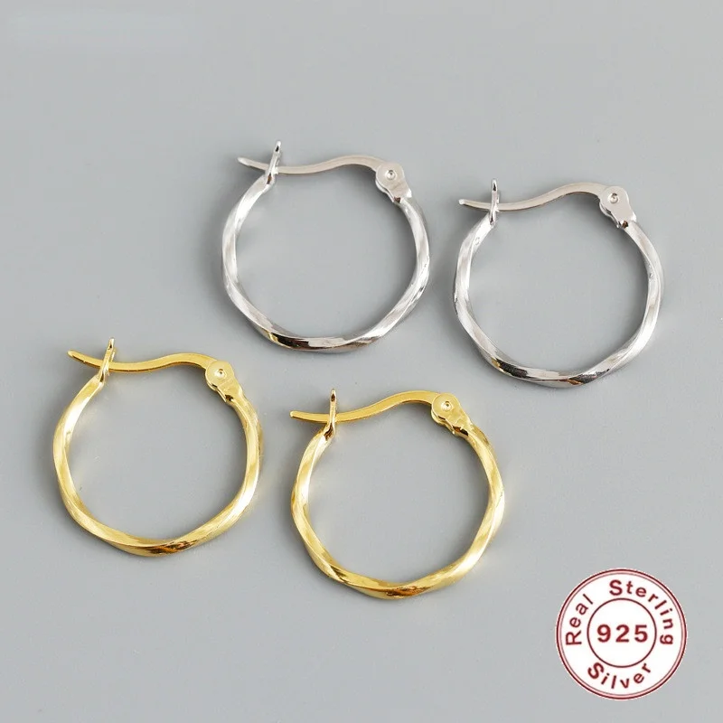 Silver Punk Rock 16mm Gold Silver Color Hoop Earrings for Women European and American Twisted Circle Earrings Fine Jewelry
Silver Punk Rock 16mm Gold Silver Color Hoop Earrings for Women European and American Twisted Circle Earrings Fine Jewelry