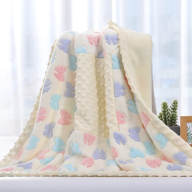 High Quality Baby Blanket Thick Newborn Baby Super Soft Rose Velvet 2-Layer Coral Fleece Blanket For Child Stitching Bedding
High Quality Baby Blanket Thick Newborn Baby Super Soft Rose Velvet 2-Layer Coral Fleece Blanket For Child Stitching Bedding