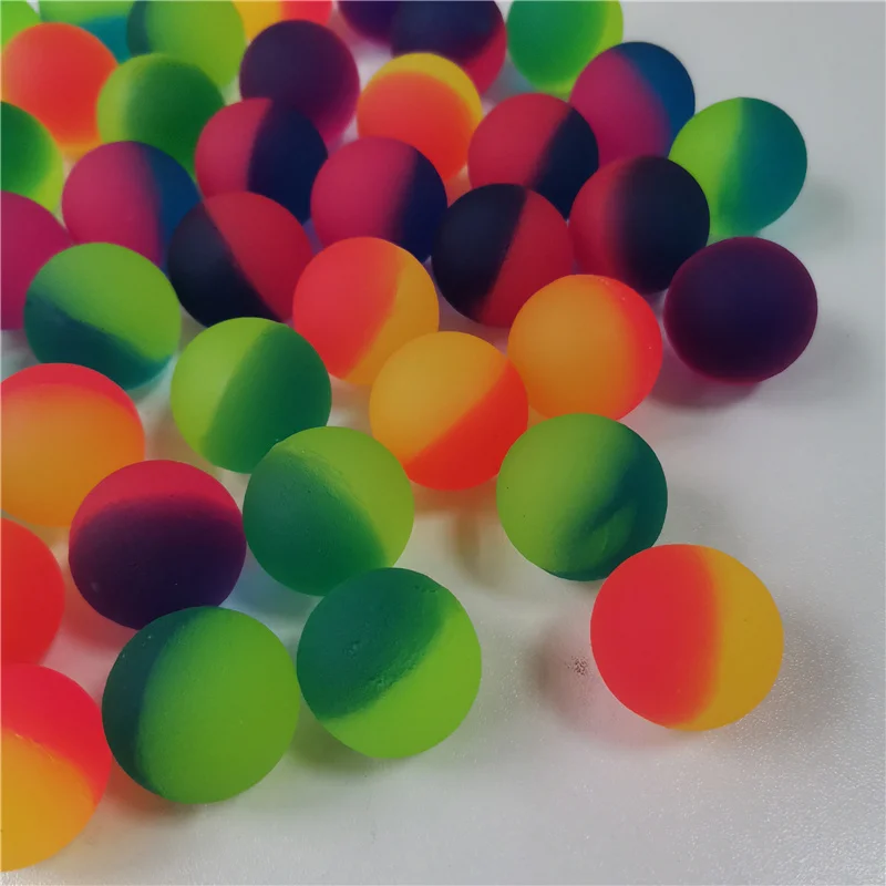 20pcs 25MM Children Toy Double-color Bouncing Balls Rubber Outdoor Bath Toys Child Sports Games Elastic Juggling Jumping | Игрушки и