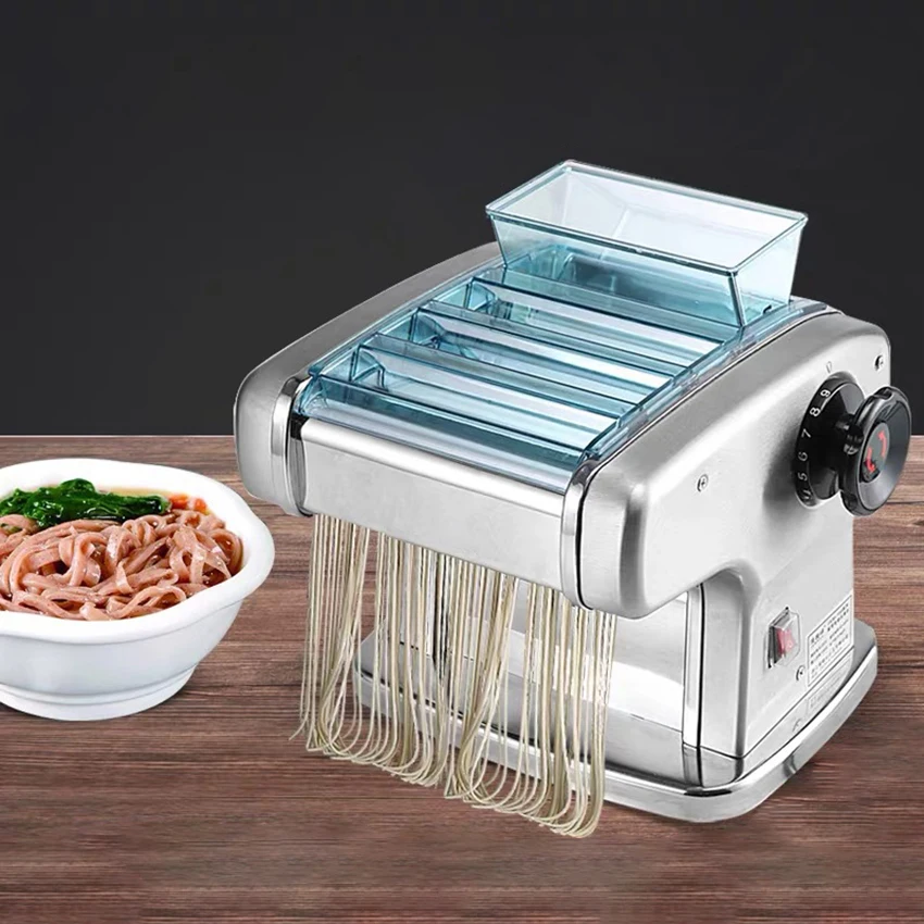 135W Stainless Steel Electric Pasta Maker Cutting Slicer Dumplings Noodle Pressing Machine Spaghetti Roller Dough Cutter 220V
135W Stainless Steel Electric Pasta Maker Cutting Slicer Dumplings Noodle Pressing Machine Spaghetti Roller Dough Cutter 220V