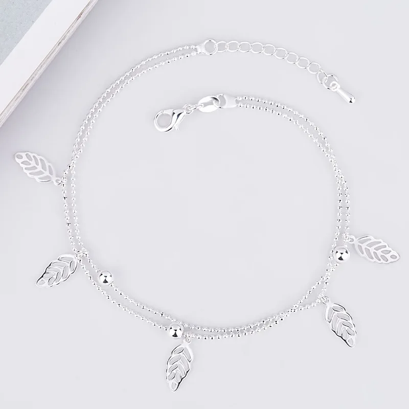 New Lady Fashion Jewelry Metal Chains Rose Leave Double браслет на ногу
New Lady Fashion Jewelry Metal Chains Rose Leave Double браслет на ногу