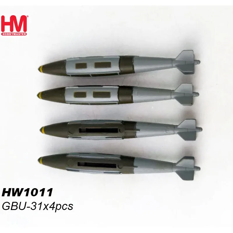 November HM HW1011 1/72 Joint guided attack weapon GBU-31 4 weapon pack finished
November HM HW1011 1/72 Joint guided attack weapon GBU-31 4 weapon pack finished
