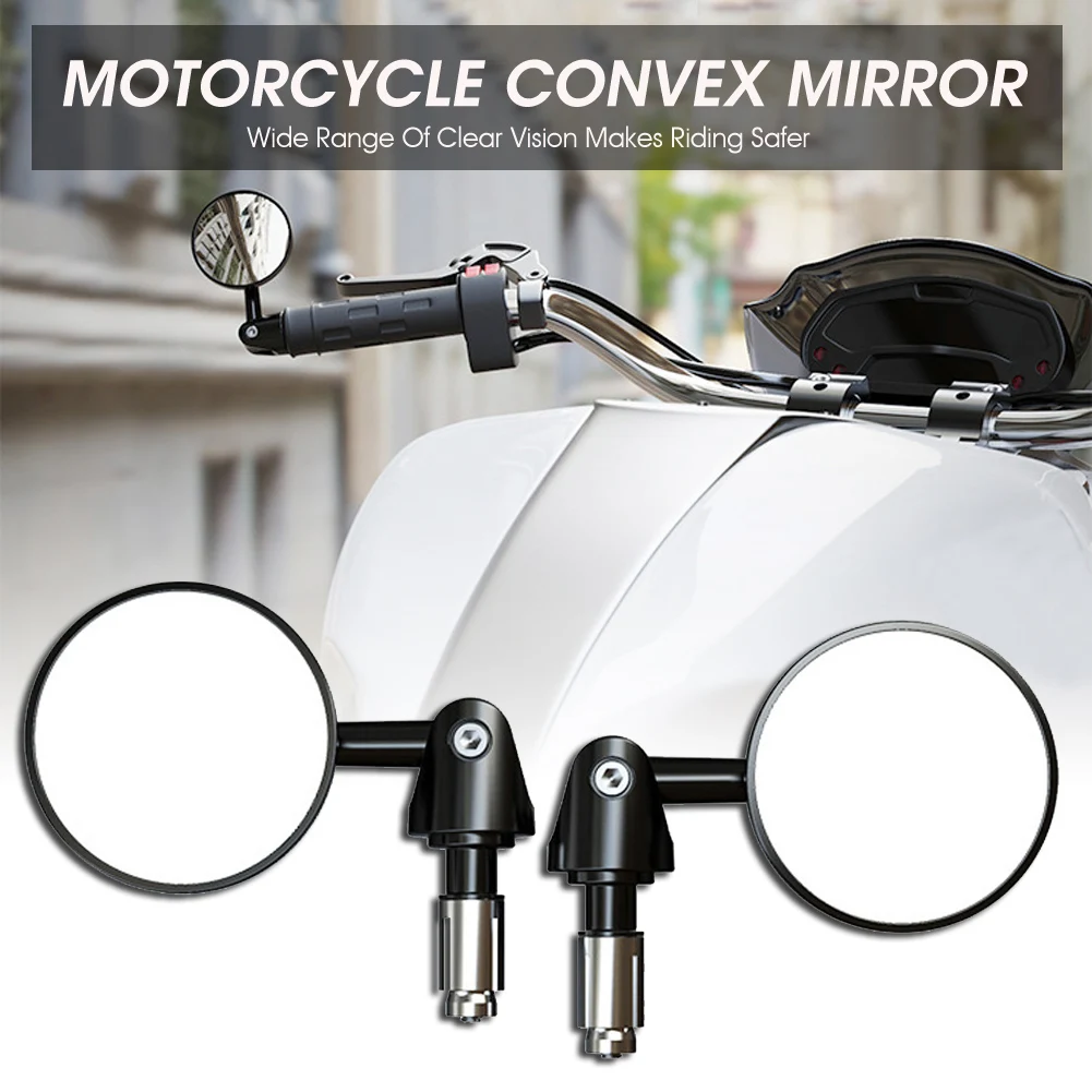 Left+right 22mm 7/8in Universal Motorcycle Mirror Aluminum Black Handle Bar End Rearview Side Mirrors Motor Accessories
Left+right 22mm 7/8in Universal Motorcycle Mirror Aluminum Black Handle Bar End Rearview Side Mirrors Motor Accessories