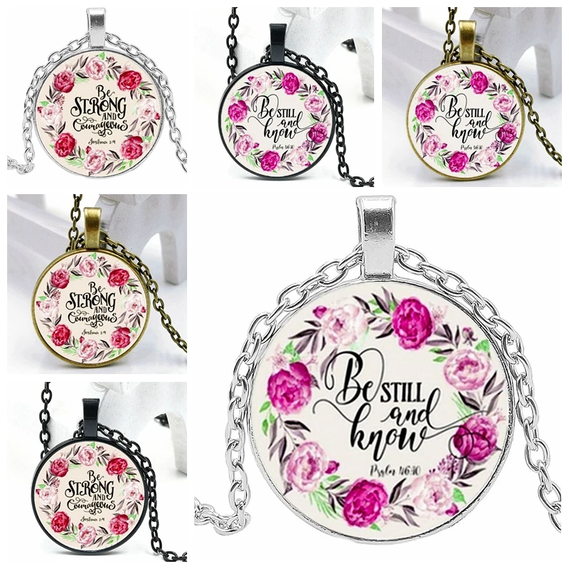 Bible Verse Quotation Statement Necklace Christian Pendant Charm Vintage Necklace Glass Cabochon Jewelry Gift
Bible Verse Quotation Statement Necklace Christian Pendant Charm Vintage Necklace Glass Cabochon Jewelry Gift