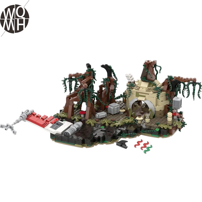 NEW Star Of The Empire Strikes задняя проклятых Land Дагоба Playset MOC-19522 создатель диорама, строительные блоки, игрушки для детей, подарок
NEW Star Of The Empire Strikes задняя проклятых Land Дагоба Playset MOC-19522 создатель диорама, строительные блоки, игрушки для детей, подарок