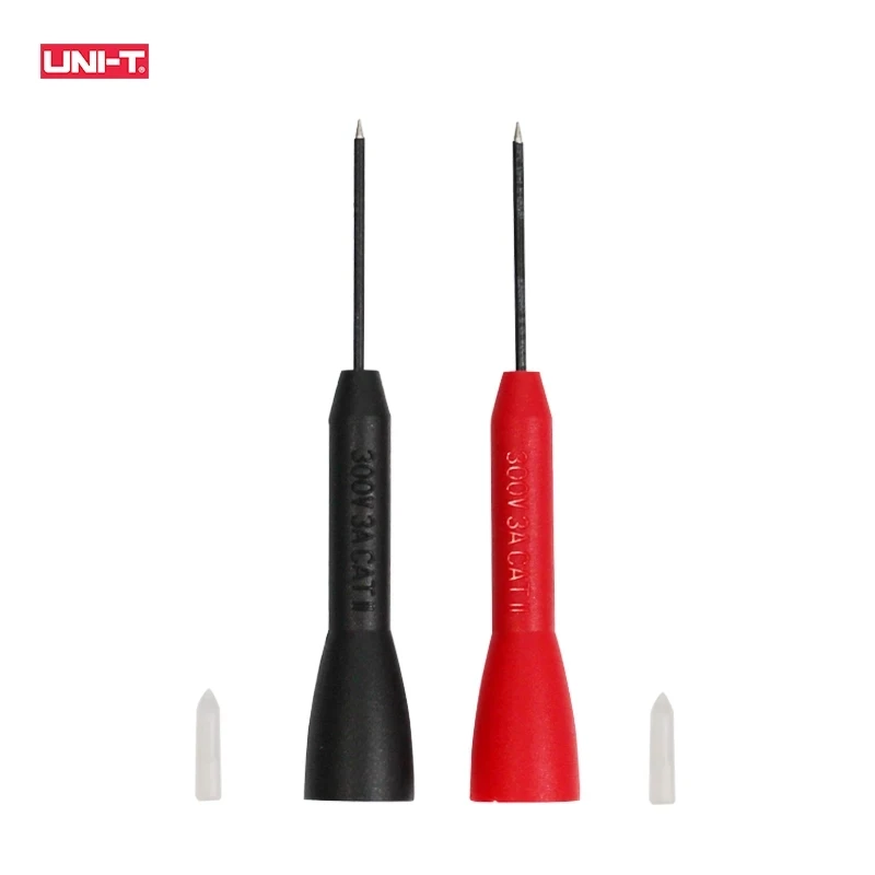 UNI-T UNIT UT-C30 Multimeter Probe Testing Needle 2mm Test Leads Multimeter Non Destructive Probe Stainless Steel Pin
UNI-T UNIT UT-C30 Multimeter Probe Testing Needle 2mm Test Leads Multimeter Non Destructive Probe Stainless Steel Pin