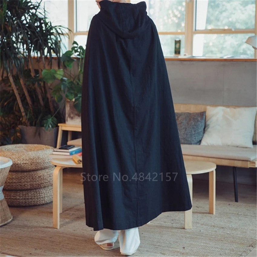 Middle Age Medieval Man Cloak Halloween Stage Wizard Cosplay Costume Retro Long Gothic Knight Hooded Cape Witch Ponchos
Middle Age Medieval Man Cloak Halloween Stage Wizard Cosplay Costume Retro Long Gothic Knight Hooded Cape Witch Ponchos