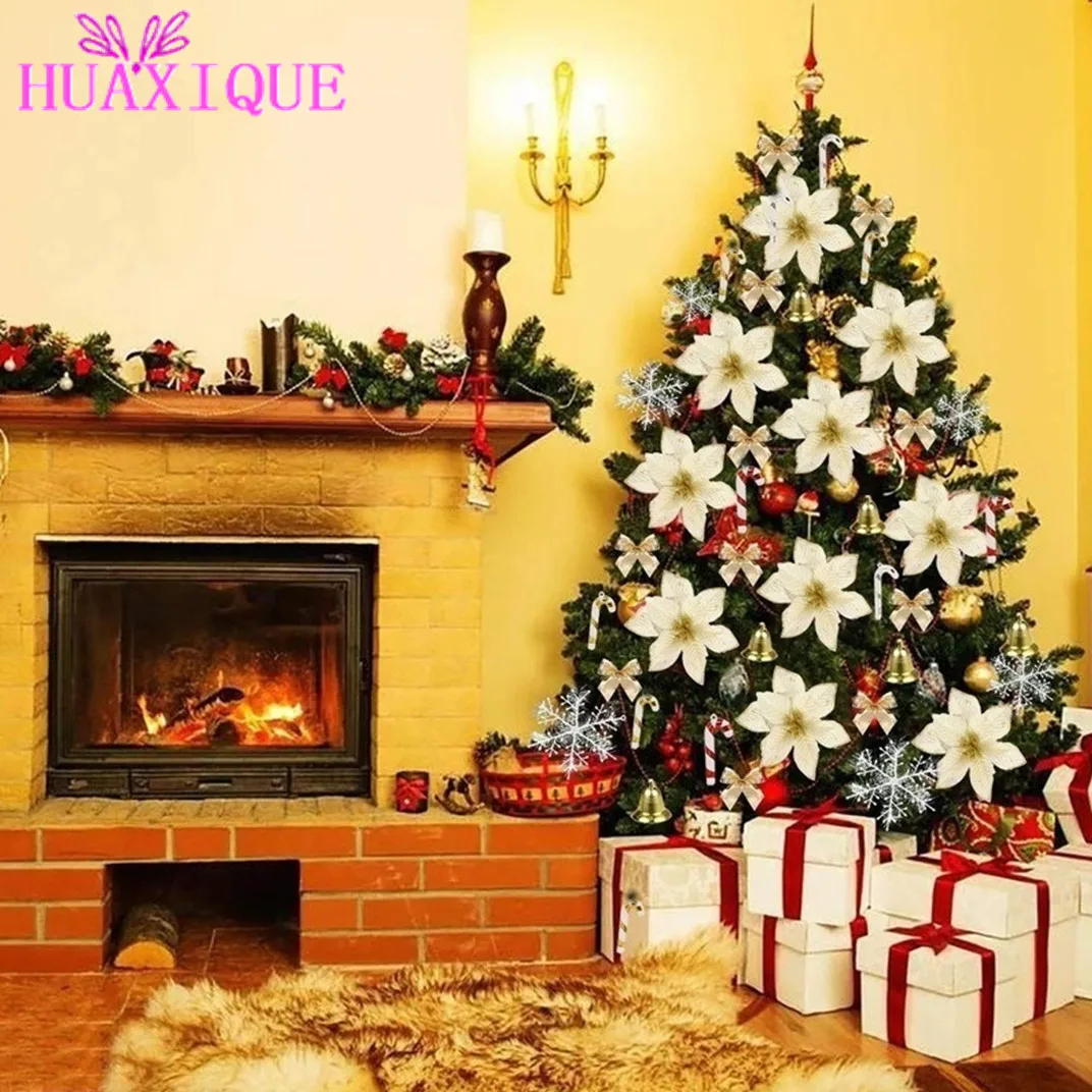 120pcs Christmas Flower Set Christmas Tree Decoration Pendant Supplies Plastic Artificial Flower Set Christmas Decoration
120pcs Christmas Flower Set Christmas Tree Decoration Pendant Supplies Plastic Artificial Flower Set Christmas Decoration