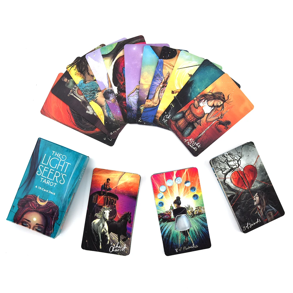 Tarot, oracle card, destiny divination game, mysterious magic card, the light seers tarot fun card game
Tarot, oracle card, destiny divination game, mysterious magic card, the light seers tarot fun card game