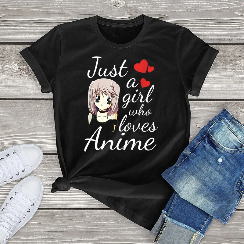 100% Cotton Just a Girl Who Love Anime Tee girl 90s Kawaii clothes unisex cartoon anime t Shirt female Fashion Oversized T-Shirt
100% Cotton Just a Girl Who Love Anime Tee girl 90s Kawaii clothes unisex cartoon anime t Shirt female Fashion Oversized T-Shirt