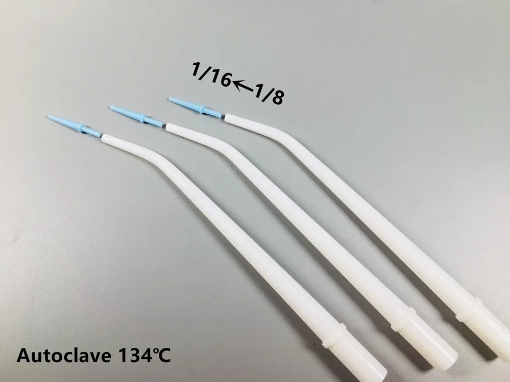 50Pcs Dental Surgical Suction Tips Tube Saliva Ejectors 1/8'' White Aspirator Plastic Autoclavable 134℃
50Pcs Dental Surgical Suction Tips Tube Saliva Ejectors 1/8'' White Aspirator Plastic Autoclavable 134℃
