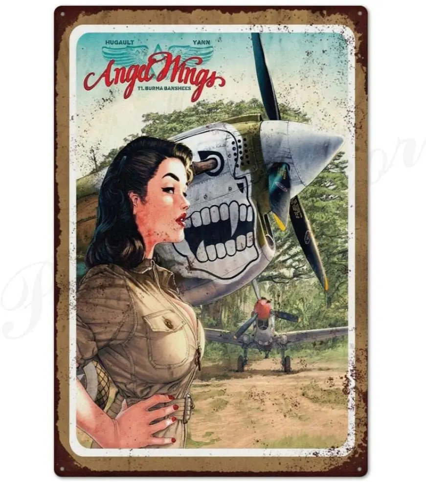 LWLYCH Pin Up Girl Tin Sign Plaque Metal Vintage Sexy Metal Sign Wall Decor for Bar Pub Club Man Cave Retro Signs Metal Painting
LWLYCH Pin Up Girl Tin Sign Plaque Metal Vintage Sexy Metal Sign Wall Decor for Bar Pub Club Man Cave Retro Signs Metal Painting
