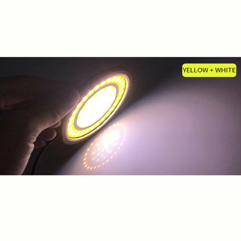 Daytime Running Light COB Driving Lamps Fog Light Yellow + White 220-240LM 2pcs Car
Daytime Running Light COB Driving Lamps Fog Light Yellow + White 220-240LM 2pcs Car